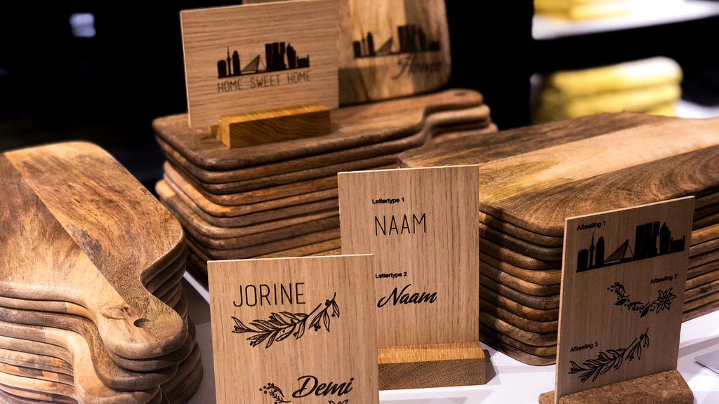 Rotterdam pride engraved on H&M chopping boards