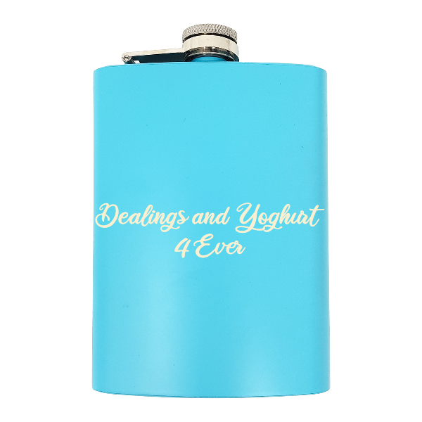Luxury blue flask
