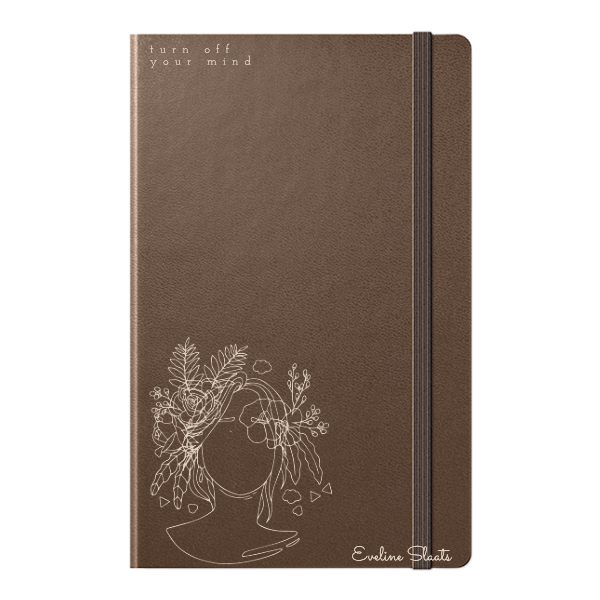 Design your own Moleskine hardcover large brown