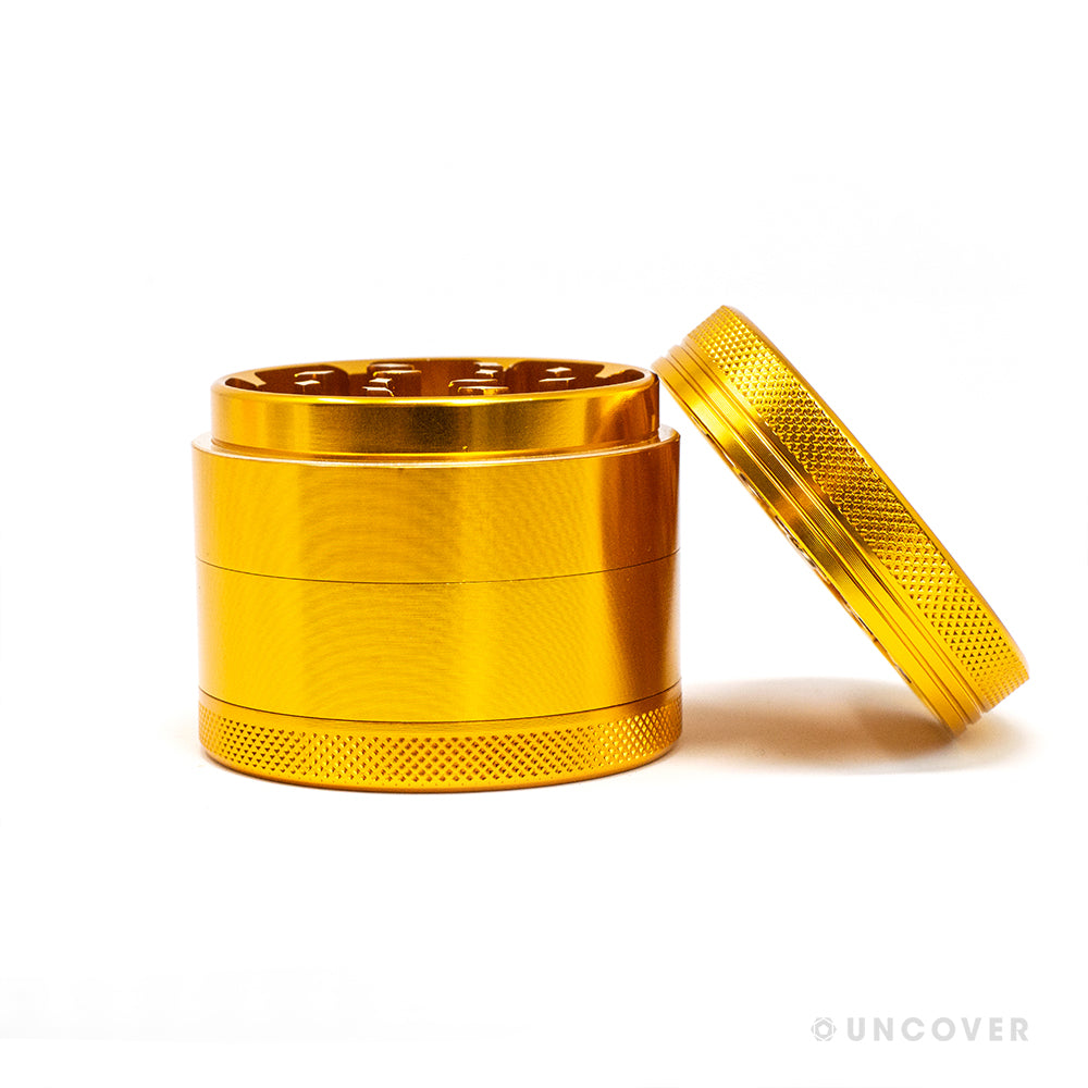 aluminium XL grinder goud