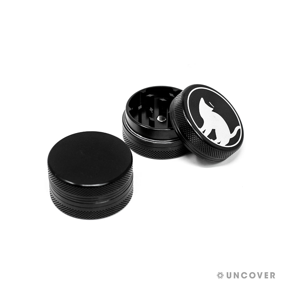Aluminium mini grinder zwart
